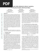 Applying The Delta Method in Metric Analytics: A Practical Guide With Novel Ideas