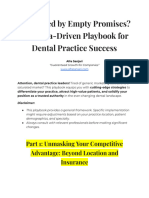 Exhausted by Empty Promises? The Data-Driven Playbook For Dental Practice Success