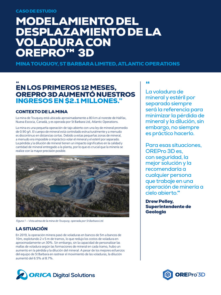 OREPro 3D | PDF | Minería