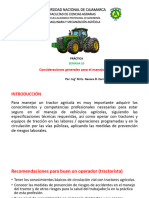 Práctica, Semana 10 - Consideraciones para El Manejo Del Tractor