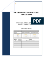 SMLC-CBS-QC-PR-0010 Proc. de Muestreo de Canteras