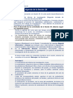 Agenda Sesión 29