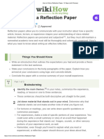 How To Write A Reflection Paper - 14 Steps (With Pictures)