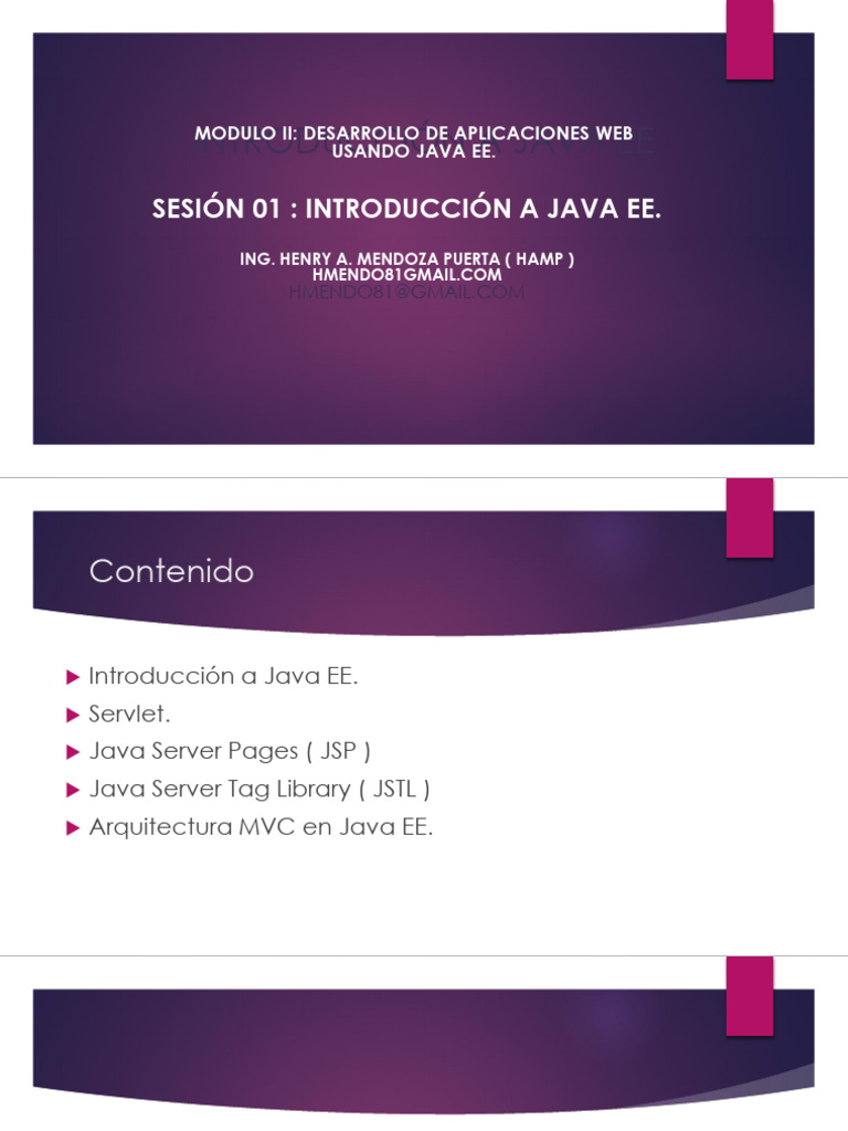 Introduccion A Java Ee Modulo Ii Desarro | PDF