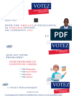 Copie de Blue and Red Political Election Poster