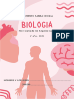 4 To B Sta Cecilia Biologia - 4 - 2024 - SANTA - CECILIA Dania