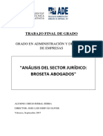 Bisbal - Análisis de Empresa Del Sector Jurídico - Broseta Abogados