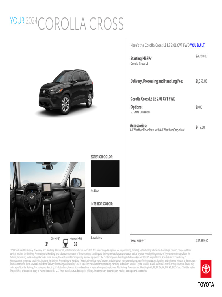 2024 TOYOTA COROLLA CROSS HYBRID OWNERS MANUAL PDF FREE DOWNLOAD intelligence overview