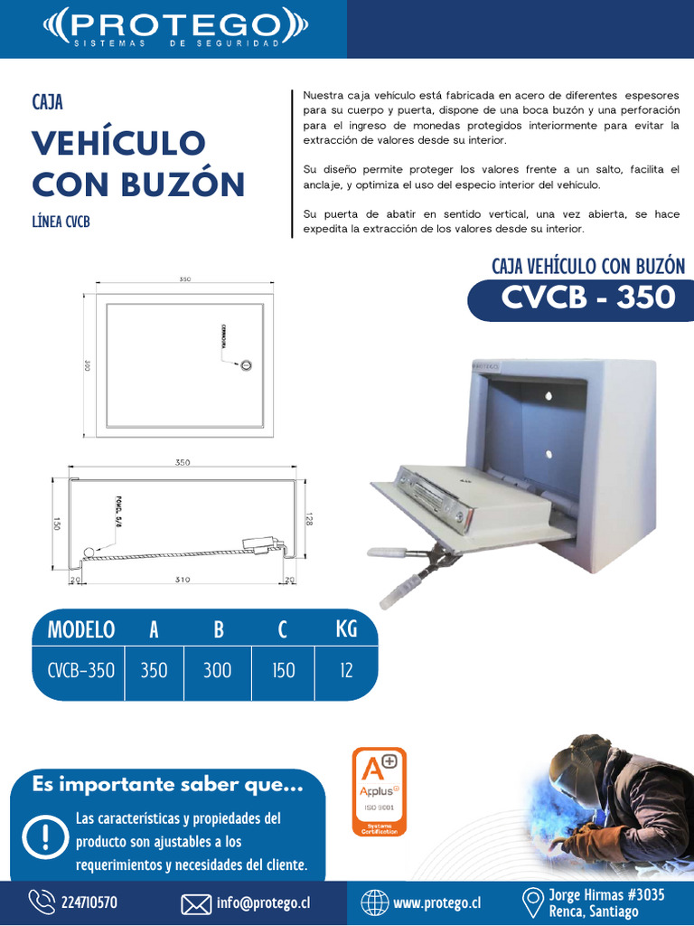 Cajas Vehículo con Buzón CVCB | PDF | Vehículos | Vehículo de motor