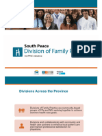 South Peace Division of Family Practice Presentation