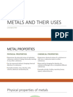 Metals and Their Uses 1