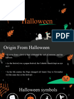 Apresentação de Halloween Simples Ilustrada Preto Verde-Brilhante Laranja - 20230911 - 182706 - 0000