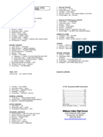 c172l Abbreviated Checklist Millstone Valley