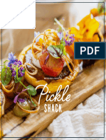 Pickle Shack Wedding Sample Menu 2023