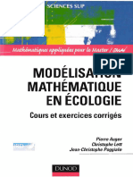 Modelisation Mathematioue en Ecologie: Cours Et Exercices Corrigés