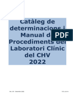 Manual Procediments Laboratori CHV