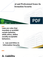 KLD PPT Presenation Legal Ethical and Professional Issues in Information Security KLD