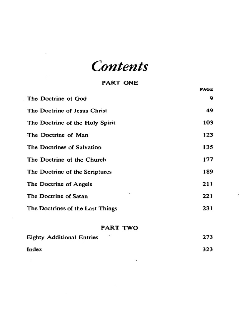 Key Doctrines of Christian Theology | PDF | God | God The Father