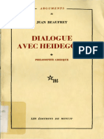 Beaufret-Dialogue Avec Heidegger (1973)