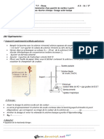 Equation de La Réactiondu Titrage