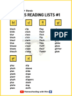 Digraphs Blends Reading Lists 1