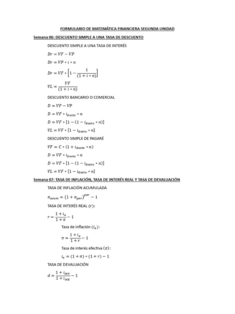 MATE - Financiera Formulario FINAL | PDF