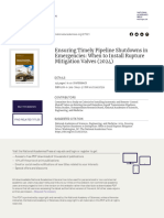 Ensuring Timely Pipeline Shutdowns in Emergencies-When To Install Rupture Mitigation Valves 2023