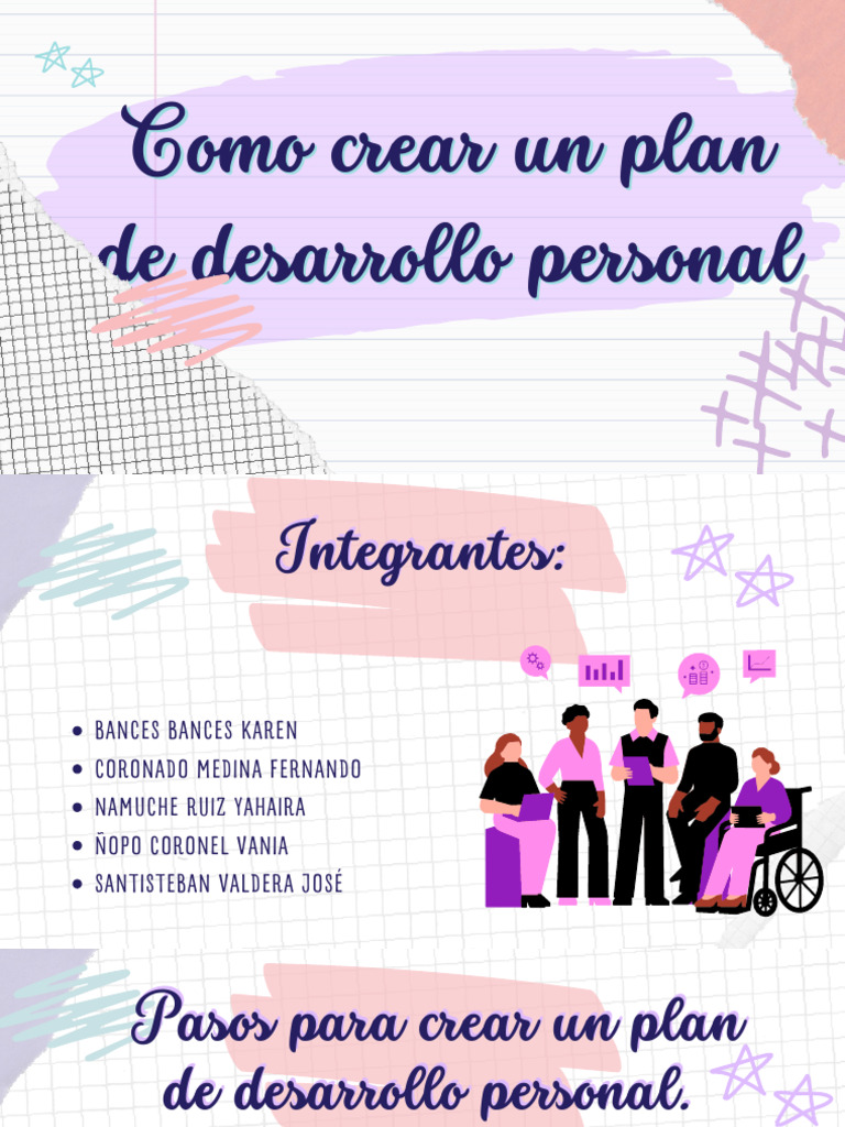 Pasos para un Plan de Desarrollo Personal | PDF | Desarrollo personal ...