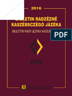 Biuletyn Rady Jezyka Kaszubskiego 2016