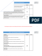 C11PA - Project Management Marking Scheme: Component Weightage Marks Project Scope Description (The Goal)