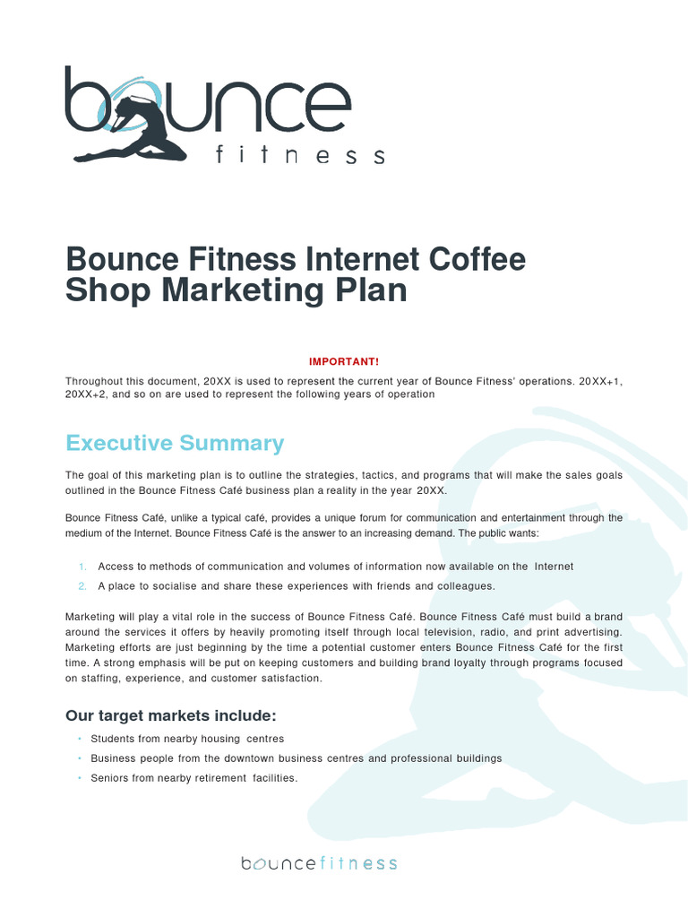 Coffee Shop Marketing Plan v1.1 PDF