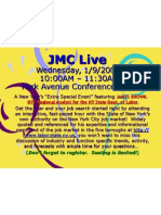 JMC Live 1-08 Flyer