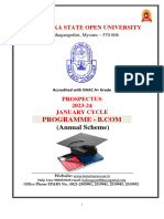 (Annual Scheme) : Karnataka State Open University