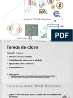 Calculo Financiero Clase 1 1