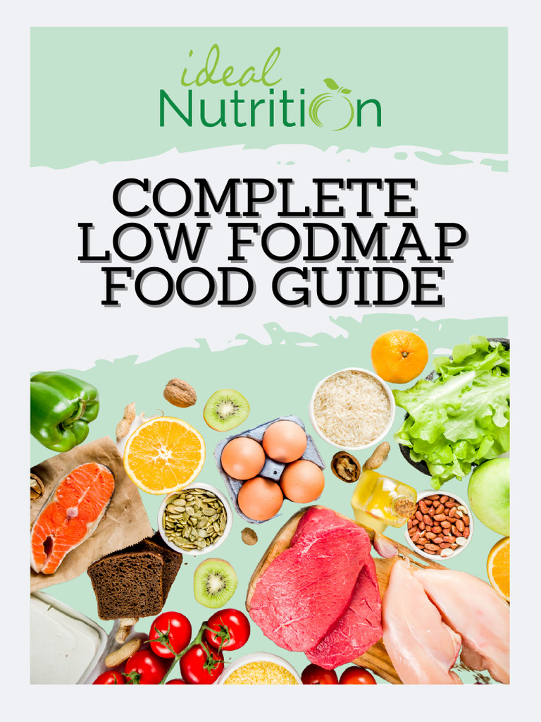 Comprehensive Low FODMAP Food Guide | PDF | Pickling | Foods
