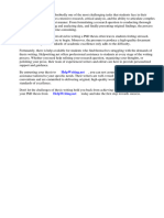 PHD Thesis Writing PDF