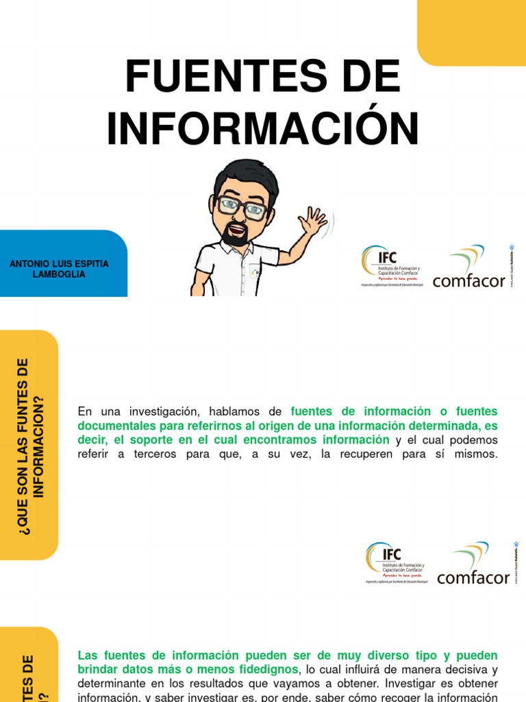 Las Fuentes de Informacion | PDF