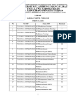 List Sop Fisiologi