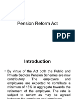Pension Reform Act