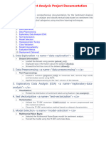 Sentiment Analysis Project Documentation