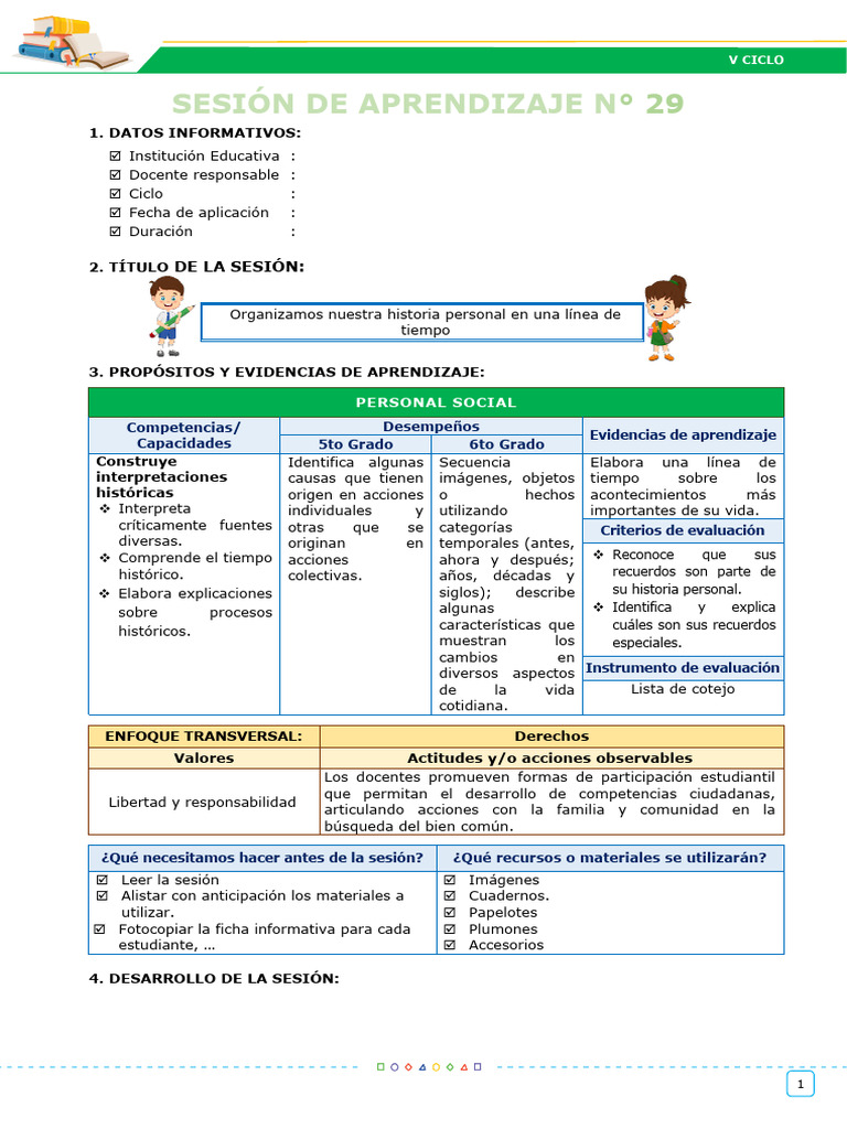 Sesiones de Aprendizaje - EDA III Semana 4 | PDF | Evaluación | Aprendizaje
