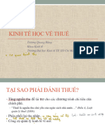 Kinh tế học về thuế