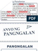 Filipino-Pangngalan at Panghalip
