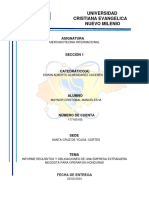 Universidad Cristiana Evangelica Nuevo Milenio: Asignatura