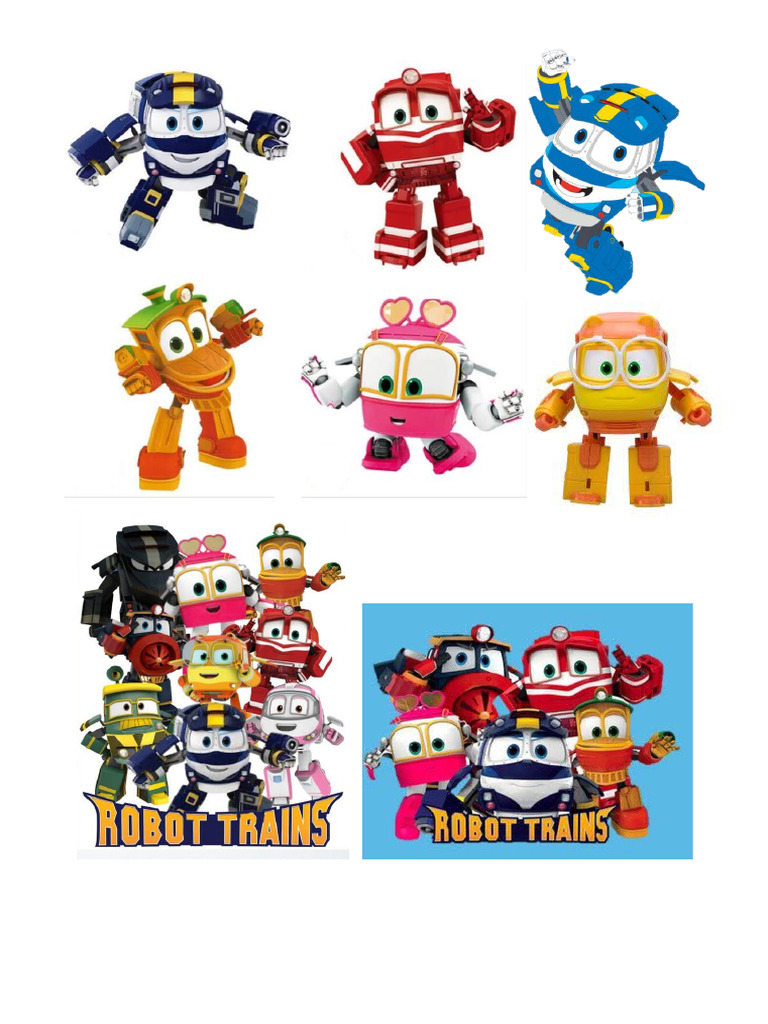 Stickers Robot Train | PDF