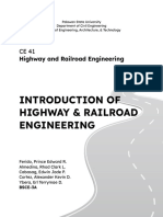 Module 1 Introduction To Highway and Railroad Engineering 1