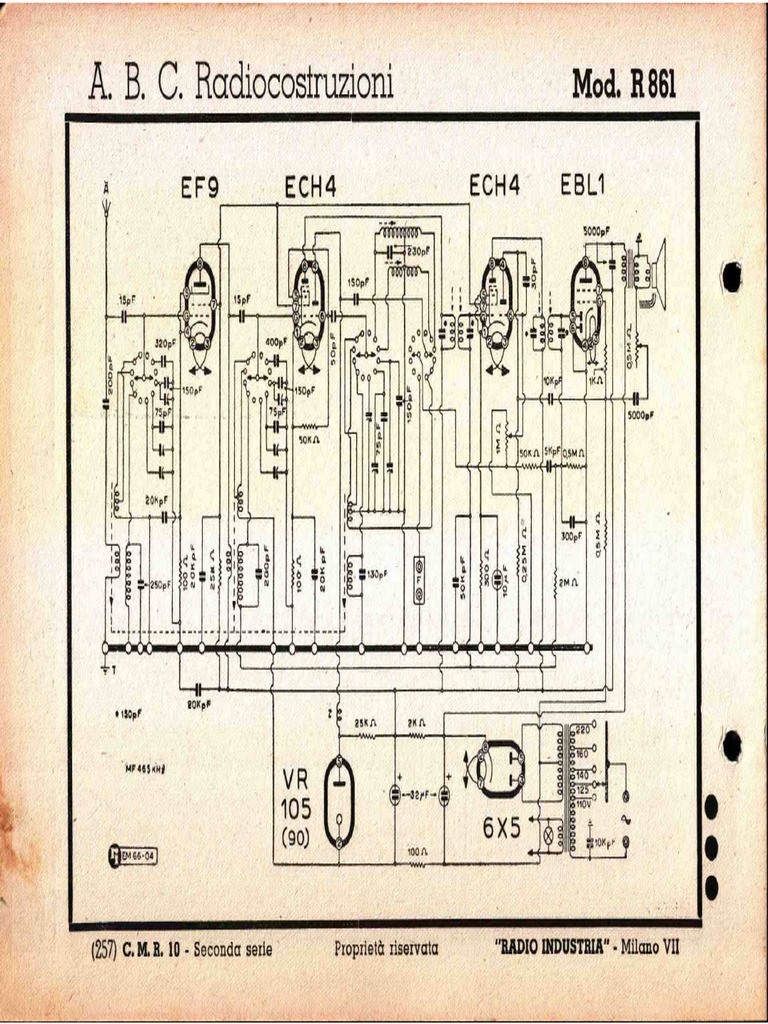 ABC Radiocostruzioni R861 | PDF