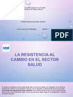 Resistencia Al Cambio Sector Salud