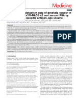 Improving The Detection Rate of Prostate Cancer in The Gray Zone of PI-RADS v2 and Serum tPSA by Using Prostate-Specific Antigen-Age Volume