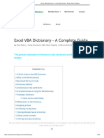 Excel VBA Dictionary - A Complete Guide - Excel Macro Mastery